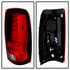 Spyder For GMC Sierra 2500 HD 2003-06 LED Tail Lights Pair Red Clear  Stepside | 5001740