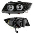 Spyder For BMW 335d 2009 2010 2011 4DR Projector Headlights Pair Halogen LED Black | 5086488