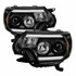 Spyder For Toyota Tacoma 2012-2015 Projector Headlights Pair | Light Bar DRL Black | 5081711