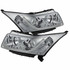 Spyder For Chevy Cruze 2011-2014 Projector Headlights Pair | Light Tube DRL Chrome | 5074171