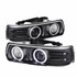 Spyder For Chevy Silverado 2500 HD 2001 2002 Projector Headlights Pair LED Black | 5009579