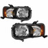 xTune For Ford Escape 2001-2004 Headlights Pair OEM Style Black HD-JH-FESCA01-AM-BK | 9042591