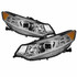 xTune For Acura ILX 13-14 Headlights Pair Projector DRL Light Bar PRO-JH-ATSX09-LB-C | 9042225