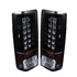 Spyder For Chevy Astro 1985-2005 Tail Lights Pair LED Black ALT-YD-CAS85-LED-BK | 5001023