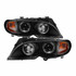 Spyder For BMW 3-Series E46/4Dr 2002-05 Projector Headlights Pair 1Pc LED Halo Black | 5042415