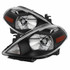 Xtune For Nissan Versa 07-12 Crystal Headlights Pair Black HD-JH-NV07-AM-BK | 9023613