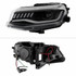 Spyder For Chevy Camaro 16-18 Projector Headlights Pair Black PRO-YD-CCAM16HALSI-SEQ-BK | 5087331