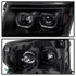 Xtune For Ford F150 2009-2014 Projector Headlights Pair Halogen Model Only Black | 9032226