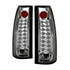 Spyder For GMC C2500 Suburban 1992 Tail Lights | LED | Chrome | (TLX-spy5001368-CL360A78)