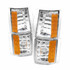 Xtune For GMC C/K 94-98 4pcs Amber Corner lights Pair Euro CCL-GCK88-E-AM | 5016140