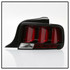 Spyder For Ford Mustang 2005-2009 Tail Lights Pair | Red Light Bar | LED | Black | 5086716