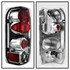 Spyder For Ford F-150 1987-1996 Euro Style Tail Lights Pair | Chrome | 5003317