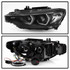 Spyder For BMW F30 3 Series 2012-2014 4DR Projector Headlights Pair - LED DRL - Black | 5084347