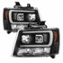 Spyder For Chevy Suburban 2500 | 2007-2013 V2 Projector Headlights Pair Black | 5082565
