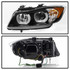 Spyder For BMW E90 3-Series 2006-2008 4DR Headlights Pair - Halogen Model Only Black | 5083432