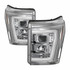 Spyder For Ford F-250/F-350 11-16 V2 Projector Headlights Pair - Light Bar DRL Chrome | 5084705