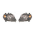 For Chevy H-R 2007-2010 Headlight Assembly Black Bezel Pair Driver and Passenger Side (CLX-M1-334-1140P-AS2)