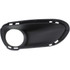 For Porsche Cayenne Fog Light Cover 2011 12 13 2014 Passenger Side | Black | Turbo Model | DOT / SAE Compliance | PO1039105 | 95850509400 (CLX-M0-USA-REPP108203-CL360A70)