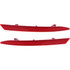 For Volkswagen Jetta Rear Bumper Reflector 2011 12 13 14 15 16 17 2018 | Excludes GLI Model | Sedan | CAPA (CLX-M0-USA-REPV731908Q-CL360A70-PARENT1)