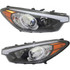CarLights360: For 2014 2015 2016 Kia Forte Headlight Assembly w/ Bulbs Black Housing CAPA Certified (CLX-M1-322-1144L-AC2-CL360A1-PARENT1)