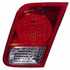 CarLights360: For 2003 2004 2005 Honda Civic Tail Light Inner w/Bulbs DOT Certified (CLX-M1-316-1321L-AF-CL360A1-PARENT1)