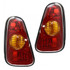 CarLights360: For 2002 03 2004 Mini Cooper Tail Light Assembly - Replacement for MC2800101 (CLX-M1-881-1902L-UE-CL360A1-PARENT1)