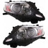 CarLights360: For 2010 2011 2012 Lexus RX350 Headlight Assembly DOT Certified w/ Bulbs Halogen Type (Vehicle Trim: w/ Chrome Bezel) (CLX-M0-20-9130-00-1-CL360A1-PARENT1)