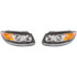 CarLights360: For 2012 Hyundai Santa Fe Headlight Assembly w/Bulbs Black Housing CAPA Certified (CLX-M1-320-1133L-ACN2C-CL360A1-PARENT1)