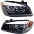 CarLights360: For 2013 2014 2015 BMW X1 Headlight Assembly w/Bulbs Black Housing DOT Certified (CLX-M1-343-1152L-AFN2-CL360A1-PARENT1)
