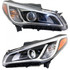 CarLights360: For 2015 2016 2017 Hyundai Sonata Headlight Assembly w/Bulbs HID Type Black Housing DOT Certified (CLX-M1-320-1153L-AFH2-CL360A1-PARENT1)