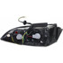 CarLights360: For 2007 2008 2009 Mitsubishi Eclipse Tail Light Assembly w/ Bulbs (CLX-M1-313-1923L-AS-CL360A2-PARENT1)