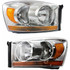 For Dodge Ram 1500 / 2500 / 3500 Headlight Assembly 2006 w/o Black Bezel (CLX-M0-334-1115L-AS1-CL360A50-PARENT1)