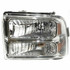 For Ford F-250 / F-350 Super Duty Headlight Assembly 2004 05 06 2007 Chrome w/o Harley-Davidson Model (CLX-M0-330-1128L-AS1-CL360A50-PARENT1)