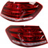 For Mercedes-Benz E250 / E300 / E350 / E400 / E550 / E63 AMG Sedan Outer Tail Light Assembly 2015 2016 CAPA (CLX-M0-340-1914L-AC2-CL360A50-PARENT1)