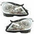 CarLights360: For 2012 2013 2014 Mercedes-Benz C180 Headlight Assembly DOT Certified Chrome Bezel w/o Corner Signal Lamps w/Bulbs (CLX-M0-20-9274-00-1-CL360A1-PARENT1)