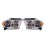 CarLights360: For 2011 2012 2013 Dodge Durango Headlight Assembly DOT Certified Chrome w/Bulbs Halogen Type (CLX-M0-20-9204-00-1-CL360A1-PARENT1)