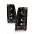 CarLights360: For 2001 2002 Chevy Silverado 1500 HD Tail Light Assembly Left DOT Certified w/Bulbs Vehicle Trim: w/ Fleetside Bed; Classic Body Style (CLX-M0-11-5186-00-1-CL360A1-PARENT1)