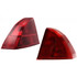 CarLights360: For 2001 2002 Honda Civic Tail Light Assembly DOT Certified w/Bulbs - (Vehicle Trim: Sedan) (CLX-M0-11-5434-00-1-CL360A1-PARENT1)