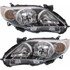 CarLights360: For 2011 2012 2013 Toyota Corolla Headlight Assembly CAPA Certified Black w/Bulbs (CLX-M0-20-9196-90-9-CL360A1-PARENT1)