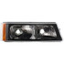 For Chevy Silverado 1500 / 2500 / 3500 Turn Signal Light 2003 04 05 06 2007 Clear & Amber Lens (CLX-M0-USA-C106902-CL360A71-PARENT1)