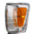 For Toyota Pickup Corner Light 1989 1990 1991 | Clear & Amber Lens | w/ Chrome Trim (CLX-M0-USA-18-1450-66-CL360A70-PARENT1)