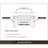 For Dodge Journey Fog Light Cover 2009 10 11 12 2013 | Grille Bezel | w/o Fascia | Primed (CLX-M0-USA-REPD015508-CL360A70-PARENT1)