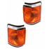 For Ford Bronco Corner Light 1987 88 89 90 1991 | w/ Trim Amber Lens (CLX-M0-USA-18-1834-01-CL360A70-PARENT1)