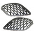 For Dodge Charger Fog Light Cover 2015 2016 2017 | Plastic | w/ Hood Scoop | Textured Black (CLX-M0-USA-REPD015512-CL360A70-PARENT1)
