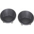For Chevy Camaro Fog Light Cover 2010 11 12 13 2014 | Grille Bezel | Bumper Cover | LS Model | Coupe | Black (CLX-M0-USA-REPC107508-CL360A70-PARENT1)