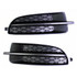 For Buick Allure Fog Light Cover 2010 | Grille Bezel | Bumper Cover | Black (CLX-M0-USA-REPB015514-CL360A70-PARENT1)