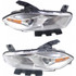For Dodge Dart Headlight Assembly 2013 2014 2015 | Halogen | Chrome Interior | CAPA (CLX-M0-USA-REPD100162Q-CL360A70-PARENT1)
