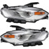 For Dodge Dart Headlight Assembly 2013 2014 2015 | Halogen | Chrome Interior (CLX-M0-USA-REPD100162-CL360A70-PARENT1)