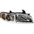 For Nissan Sentra Headlight 2002 2003 Halogen | w/ Chrome Trim | CA / GXE / XE / Limited Model (CLX-M0-USA-N100112-CL360A70-PARENT1)