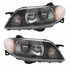 For Mazda Protege Headlight Assembly 2001 2002 2003 | Halogen | Metal Coat Bezel | Sedan (CLX-M0-USA-M100148-CL360A70-PARENT1)
